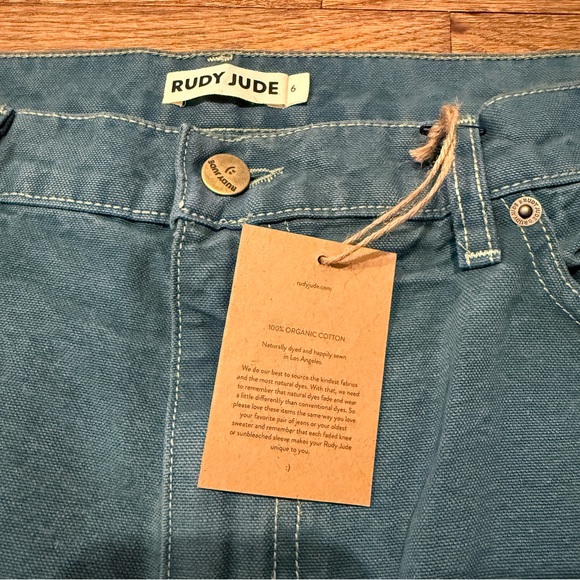 Rudy Jude Canvas Roper Jeans - Sea - New with Tags - Picture 3 of 6